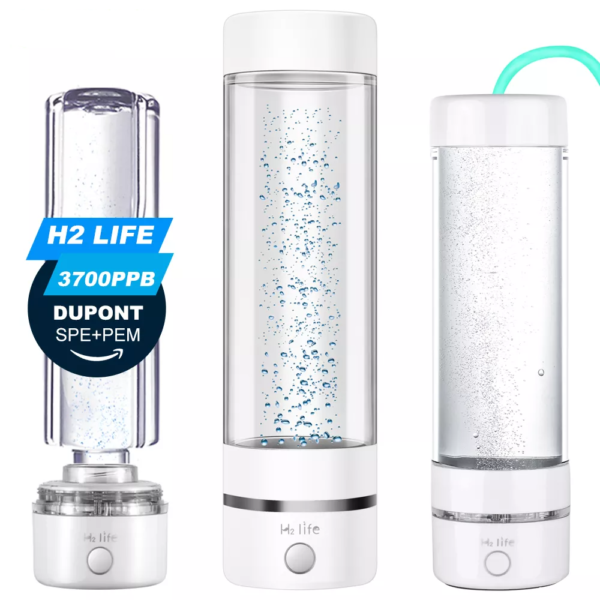 Hydrogen Rich Water Generator Bottle with Electrolysis Cup